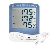 CORNWALL Thermo Hygrometer Max-Min Digital Probe TH3