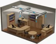 Cornwall TT extractor fan 2 speed 125 (220 / 280 м3/ч) - Канален турбинен вентилатор с 2 скорости