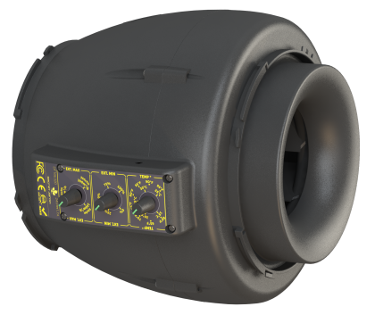 Secret Jardin DF16 Extractor T 150 / 250 /350 m3/h Inline Turbine fan with buil-in controller