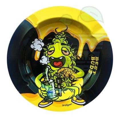 Best Buds Metal Ashtray Dab-All-Day