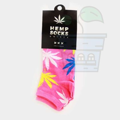 Чорапи тип терлик Hemp XXX Amsterdam - розови