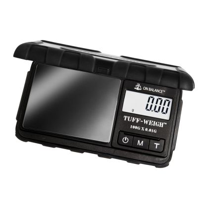 On Balance Tuff-100-BK shockproof digital pocket scale