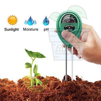 Уред за мерење на влага, PH и светлина во почвата