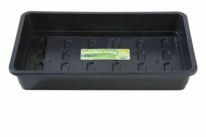 Garland - градинска тава без дренажни дупки, черна, 37 x 23.5 х 6 см (средна)