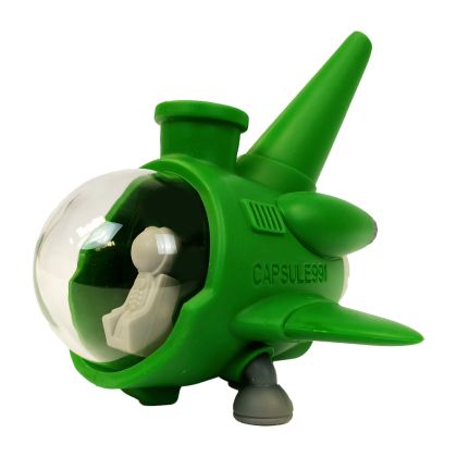Submarine Green Silicone Bong with Removable Pieces