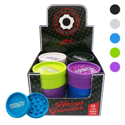 Грайндер Santa Cruz от Биоразградим Коноп от 2 Части - 55mm в 5 цвята