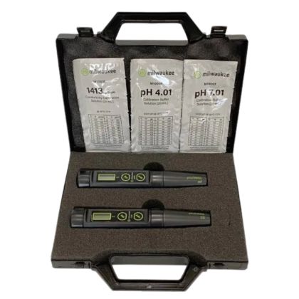 Milwaukee Pocket tester kit (pH51 and EC66) - pH and EC measuring instrument kit