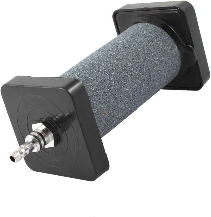 Сив цилиндричен Аeриращ камък с правоъгълни краища 150mm