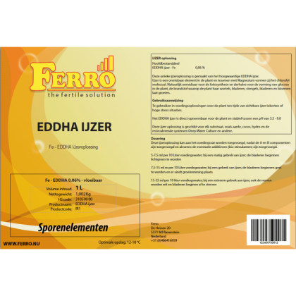 FERRO EDDHA Желязо — течен разтвор