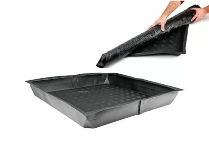 Flexible tray for pots