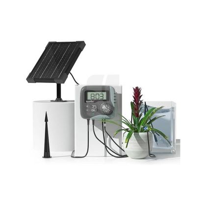 Water Master комплект за автоматично напояване с батерия и соларно зарядно