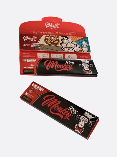 Monkey King CLASSIC King Size Slim Rolling Papers - per count