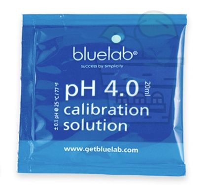 Soluție de calibrare Bluelab pH 4.0 - Plic 20ml