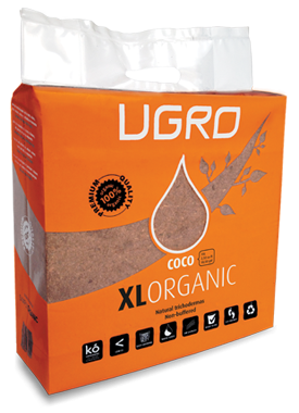 UGRO XL Organic - Пресовано Блокче от кокосов субстрат с Триходерма