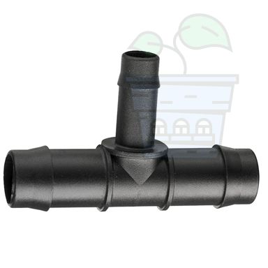 19 mm - 13 mm Barb Reducer Tee