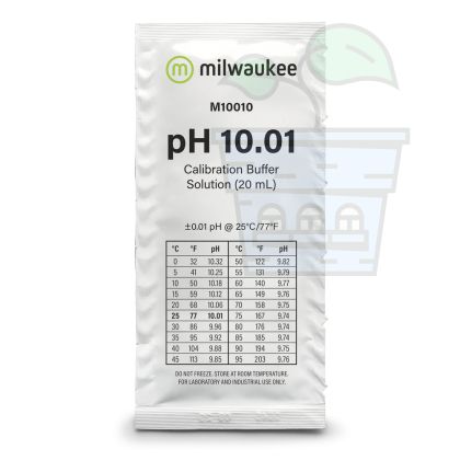 Milwaukee pH 10.01 Calibration Buffer Solution 20ml