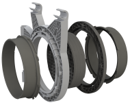 Комплект фланец за въздуховод за ⌀ 16-19мм профили Secret Jardin DF16