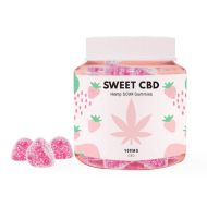 Sweet CBD 100mg Sour Strawberry Gummies 60g - Ягода