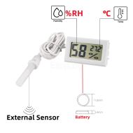 Θερμο-υγρόμετρο με αισθητήρα για μέτρηση υγρασίας και θερμοκρασίας 1,3m.