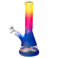 Rainbow Gradient Purple Glass Bong 25cm
