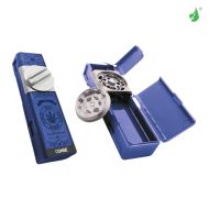 Combined All-In-One Aluminum Pocket Grinder - Weed leaf seal 2 available 3 colors