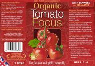 Organic Tomato Focus 1L – Органичен тор за домати и плодови зеленчуци