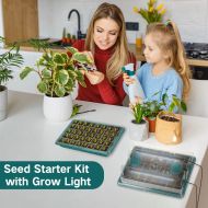 Germination and rooting kit with built-in lighting - 40 sockets, 2 LED strips, x 38 x 24 x 12cm