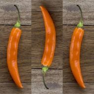 Семена от люти чушки сорт "Непалско оранжево" (Nepali Orange) - 15 бр.